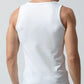 Débardeur de sport homme – Lot de 3 (noir, gris, blanc) – Respirant & extensible pour entraînement et fitness