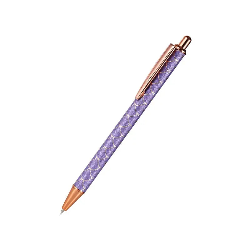 Stylos à Bille Motifs Écailles Métalliques – Set d’Outils d’Écriture Créatifs pour Scrapbooking et Papeterie DIY