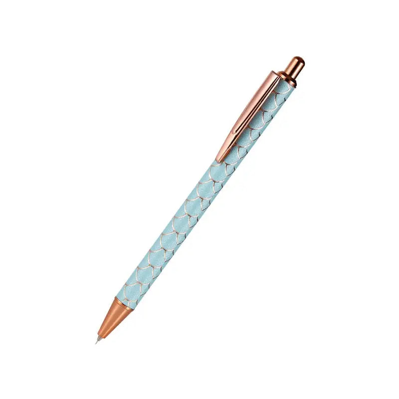 Stylos à Bille Motifs Écailles Métalliques – Set d’Outils d’Écriture Créatifs pour Scrapbooking et Papeterie DIY