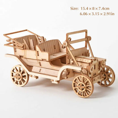 Maquettes 3D en Bois à Assembler – Kit de Construction Modélisme (Bateau, Avion, Train, Voiture, Animaux…)