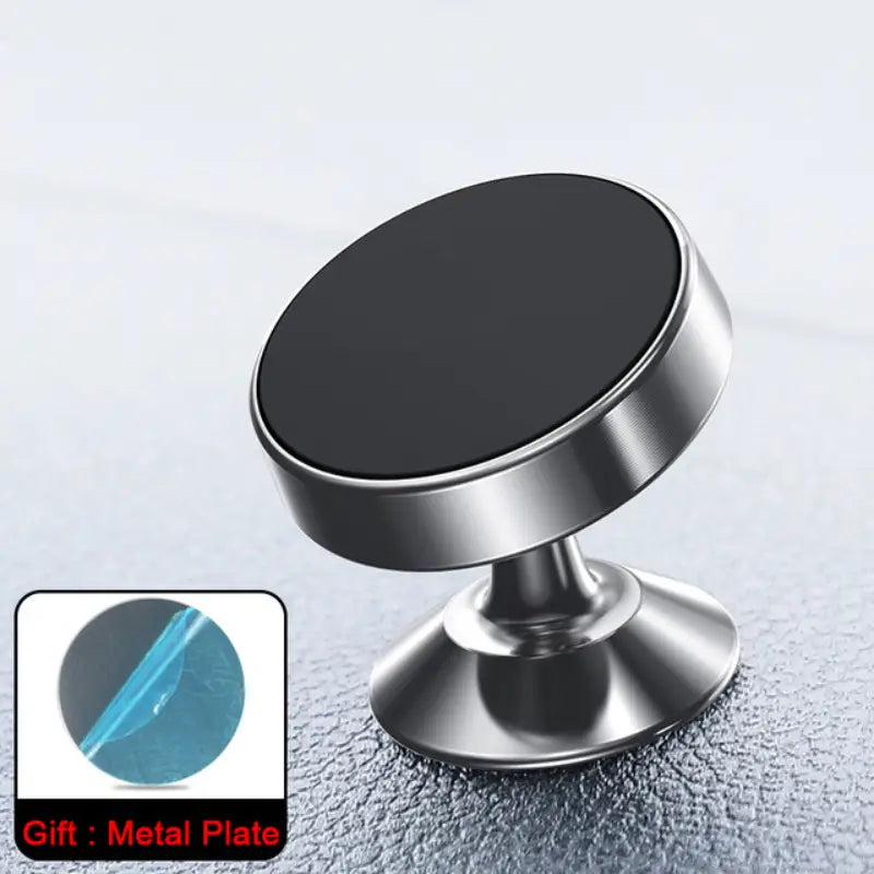 Support Téléphone Voiture Magnétique – Fixation Grille d’Aération Universelle, Utilisation à Une Main