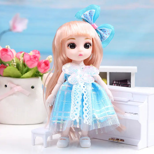 Poupées Mannequin en Robe de Princesse – 3 Bébés Filles avec Accessoires et Tenues Colorées