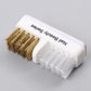 Brosse de Nettoyage à Double Face – Poils Métalliques et Nylon pour Outils de Manucure et Embouts de Ponçage