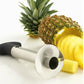 Coupe-Ananas Inox avec Poignée Ergonomique – Épluche, Vide et Tranche Facilement en Spirale – Outil Pratique pour Cuisine et Fruits Frais