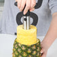 Coupe-Ananas Inox avec Poignée Ergonomique – Épluche, Vide et Tranche Facilement en Spirale – Outil Pratique pour Cuisine et Fruits Frais