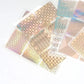 Stickers Pochoirs Ongles Autocollants – 12/24 Feuilles Motifs Géométriques et Fantaisie pour Nail Art DIY Facile
