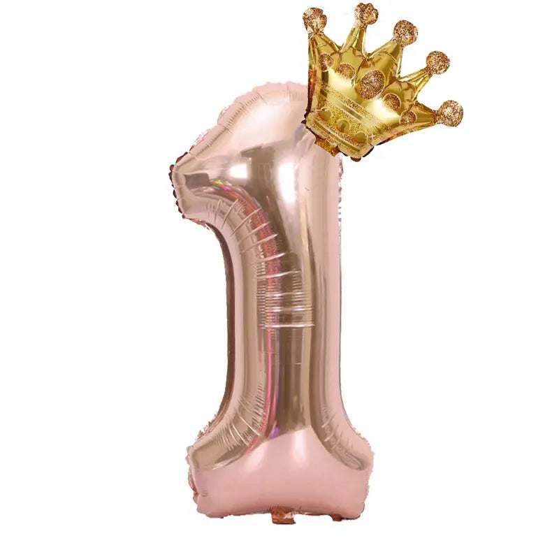 Ballon Chiffre Géant 3 Rose Gold – Décoration Anniversaire Enfant, Mariage & Fête Élégante