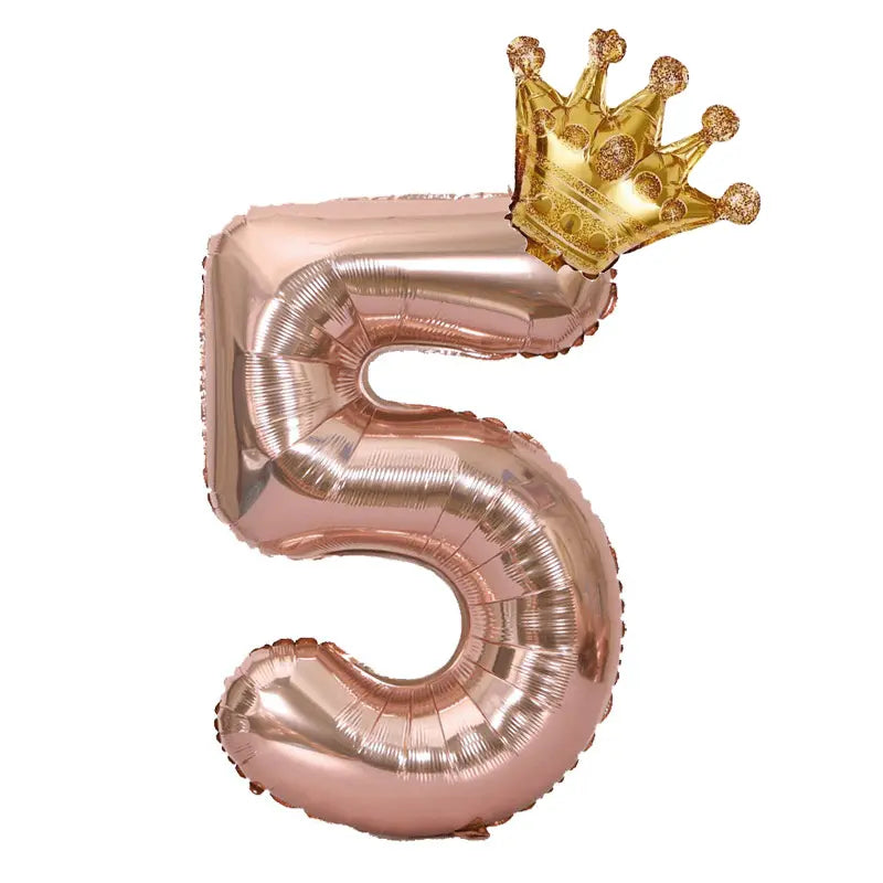 Ballon Chiffre Géant 3 Rose Gold – Décoration Anniversaire Enfant, Mariage & Fête Élégante