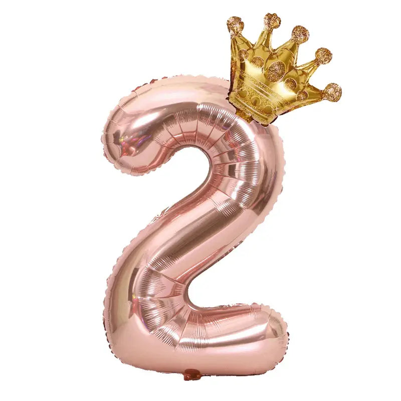 Ballon Chiffre Géant 3 Rose Gold – Décoration Anniversaire Enfant, Mariage & Fête Élégante