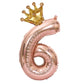 Ballon Chiffre Géant 3 Rose Gold – Décoration Anniversaire Enfant, Mariage & Fête Élégante