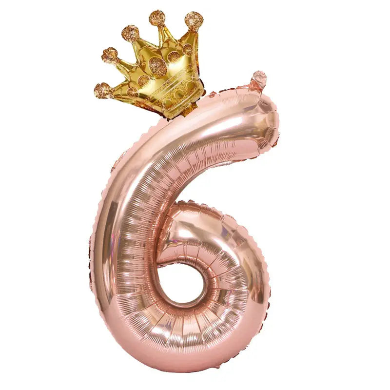 Ballon Chiffre Géant 3 Rose Gold – Décoration Anniversaire Enfant, Mariage & Fête Élégante