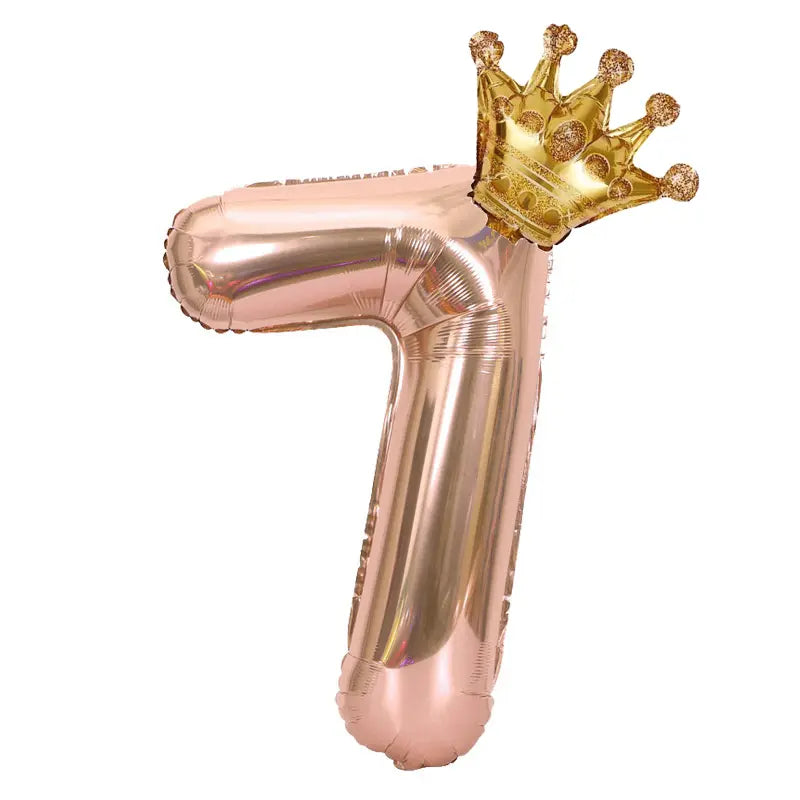 Ballon Chiffre Géant 3 Rose Gold – Décoration Anniversaire Enfant, Mariage & Fête Élégante
