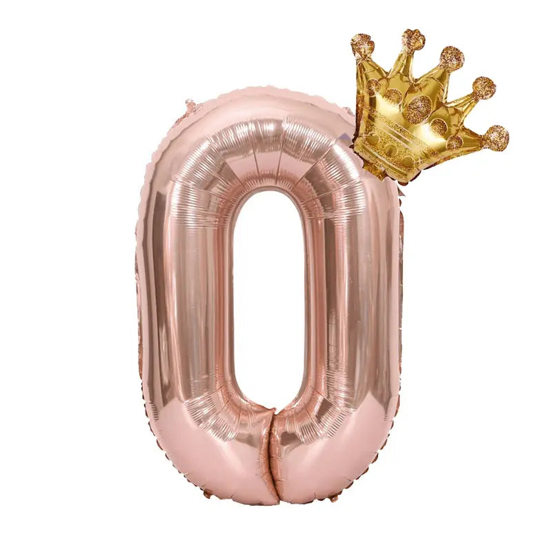 Ballon Chiffre Géant 3 Rose Gold – Décoration Anniversaire Enfant, Mariage & Fête Élégante