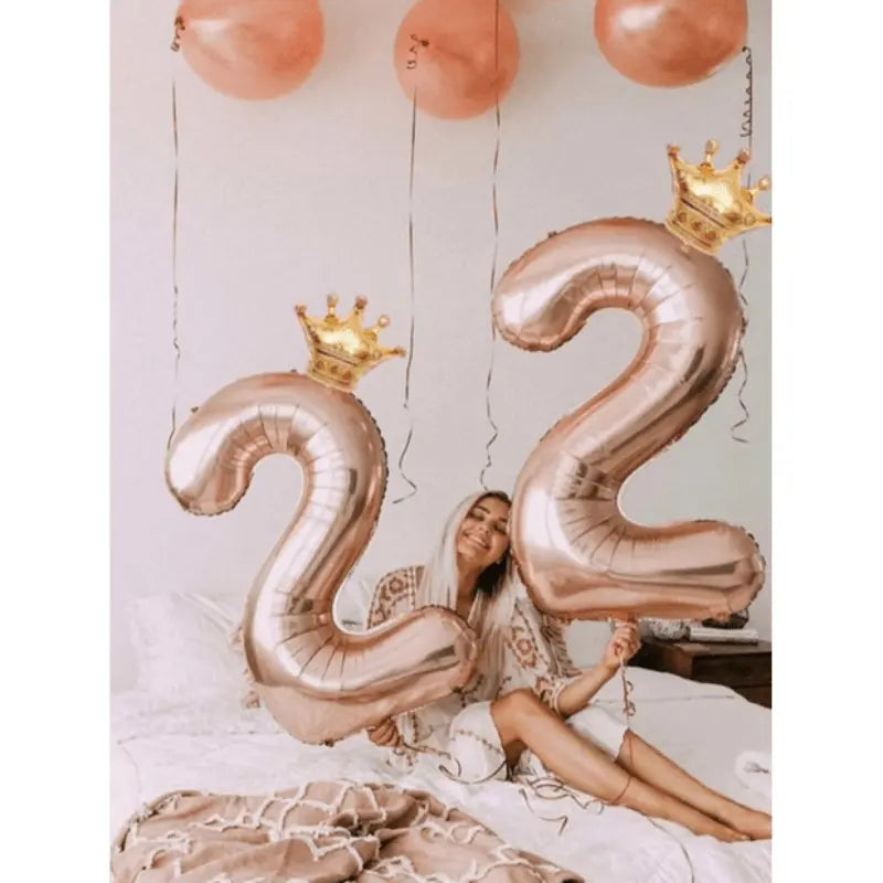 Ballon Chiffre Géant 3 Rose Gold – Décoration Anniversaire Enfant, Mariage & Fête Élégante