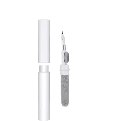 Stylo de Nettoyage 3-en-1 pour Écouteurs et Boîtiers – Brosse, Pointe et Chiffon pour AirPods et Casques Sans Fil