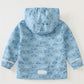 Veste Imperméable Enfant à Capuche – Coupe-Vent Légère Motifs Voitures Bleue