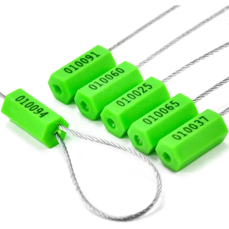 Scellés de Sécurité Numérotés en Câble Métallique – Fermeture Fiable pour Emballages, Conteneurs et Fournitures