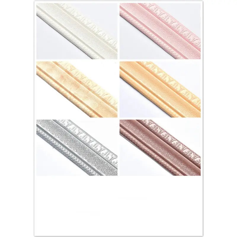 Bordure Murale Auto-adhésive 3D en Mousse – Papier Peint Décoratif Relief pour Finitions et Encadrements
