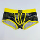 Boxer sexy homme camouflage – Sous-vêtement moulant respirant avec ceinture tendance
