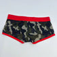 Boxer sexy homme camouflage – Sous-vêtement moulant respirant avec ceinture tendance