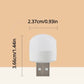 Mini Lampe LED USB Portable – Veilleuse de Voyage Compacte pour PC, Powerbank et Chargeur