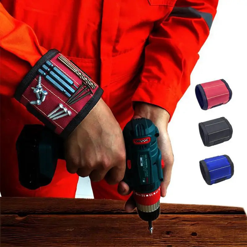 Bracelet Magnétique Porte-Vis et Boulons – Attache Pratique pour Bricolage et Réparations