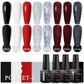 Kit Vernis Semi-Permanent Nude & multicolore – 8 Couleurs Tendances Gel UV LED MEET ACROSS