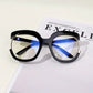 Lunettes de vue femme oversize – Monture blanche rétro chic et tendance
