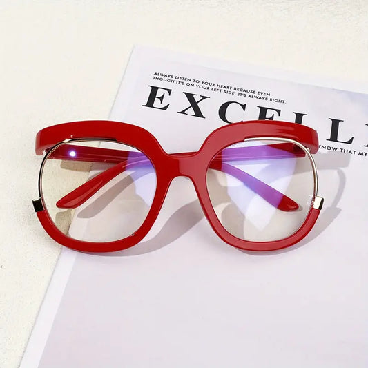 Lunettes de vue femme oversize – Monture blanche rétro chic et tendance