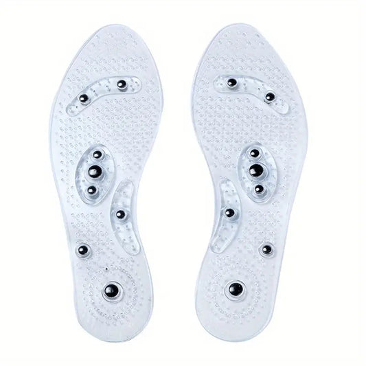 Semelles Magnétiques de Massage – Stimulation des Points d’Acupression pour Soulager la Fatigue et Favoriser la Circulation