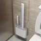 Brosse WC Silicone avec Support Mural – Design Compact, Hygiénique et Gain de Place pour Toilettes Modernes