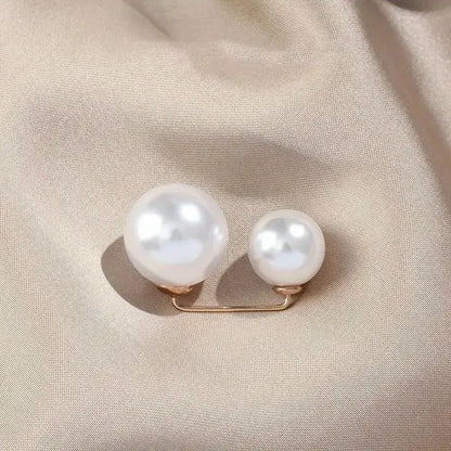 Boutons de Chemise Imitation Perle – Lot de 3 Pinces Élégantes pour Robe, Veste et Décoration de Tenue de Fête