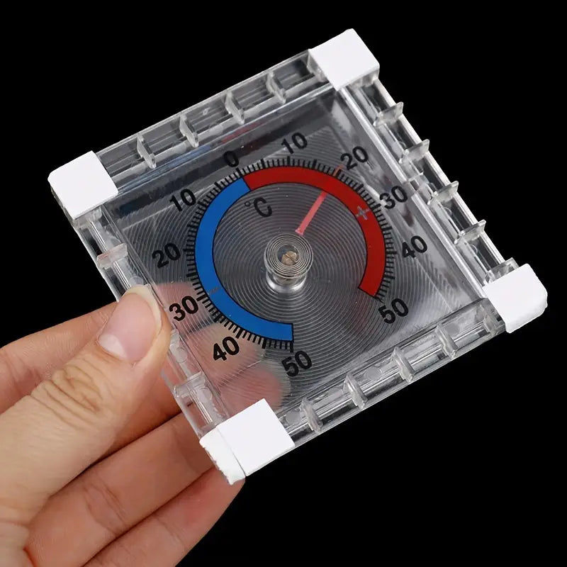 Thermomètre Transparent à Ventouse – Mesure Précise de la Température pour Laboratoire et Expériences Scientifiques
