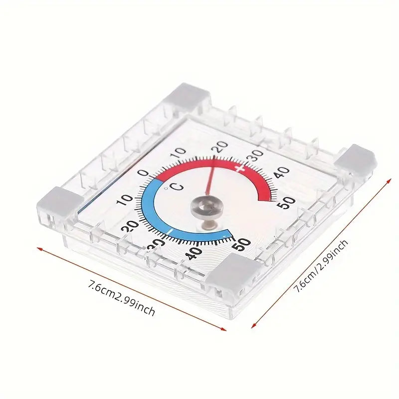 Thermomètre Transparent à Ventouse – Mesure Précise de la Température pour Laboratoire et Expériences Scientifiques
