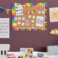 Stickers Crayon Multicolores – Rouleaux d’Autocollants Ludiques pour Décoration de Salle de Classe