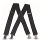 Bretelles homme noires classiques ajustables – Style élégant et confortable pour costume, mariage et tenue habillée