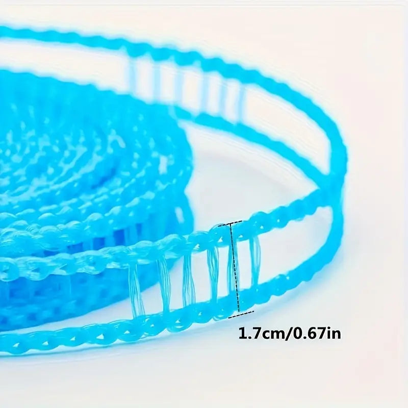 Corde à linge portable avec crochets – Étendoir de voyage élastique et réglable, 3 couleurs