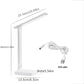 Lampe de Bureau LED Pliable – Rechargeable USB, Design Compact et Minimaliste