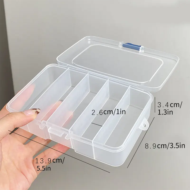 Boîte de Rangement Organisateur – Kit Accessoires Cheveux avec Pinces, Élastiques et Barrettes Classés