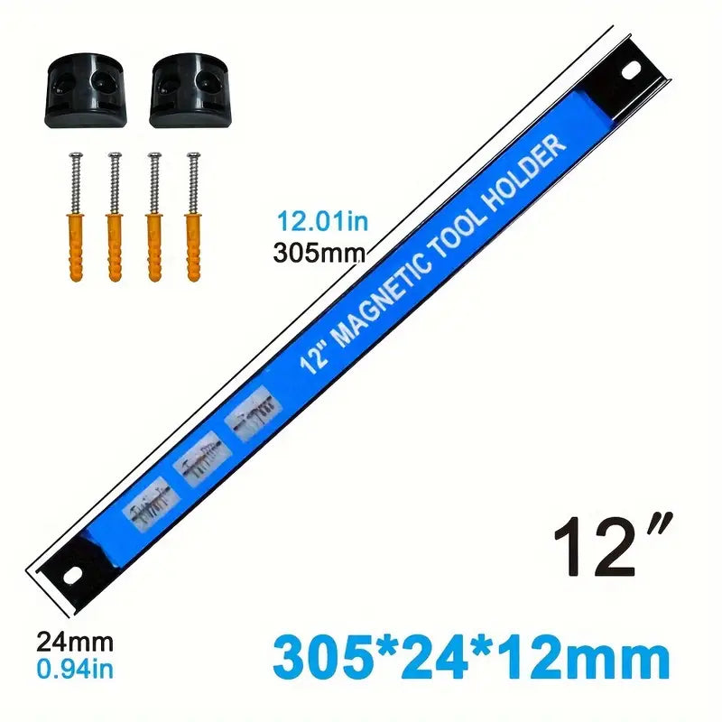 Supports Magnétiques pour Outils – Rangement Mural Organisé pour Tournevis, Clés et Pinces dans Atelier ou Magasin
