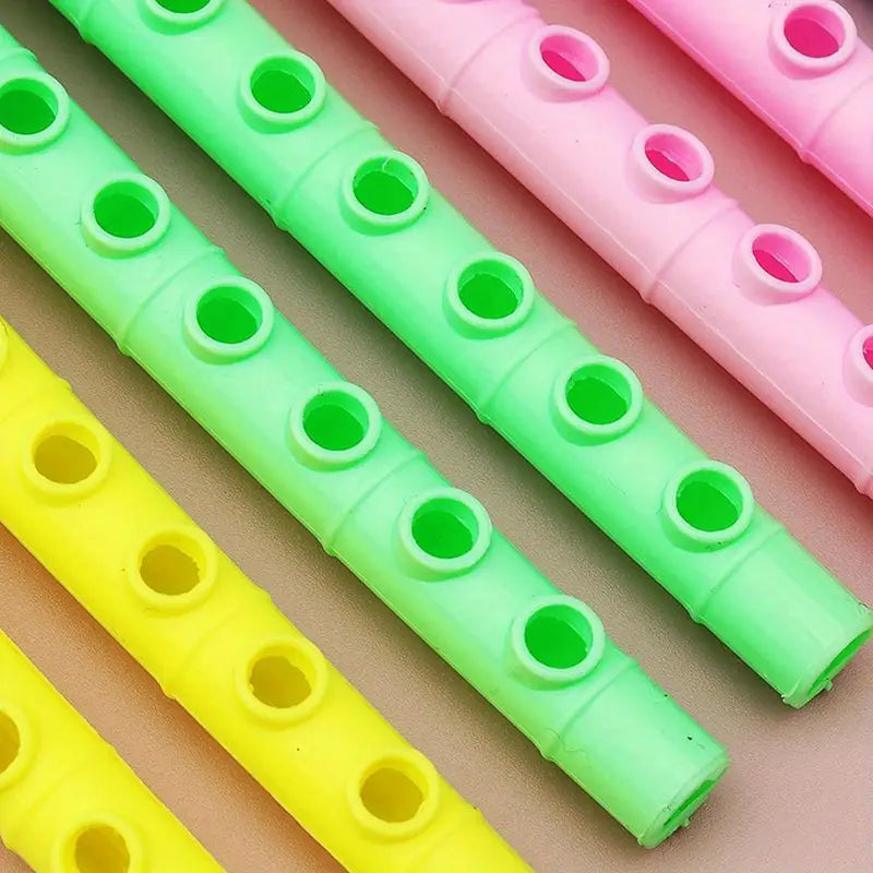 Flûtes Colorées en Plastique pour Enfants – Jouet Musical Éducatif et Amusant