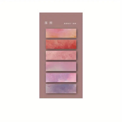 Marque-pages adhésifs pastel – Sticky notes décoratifs repositionnables pour agenda, bullet journal et étude