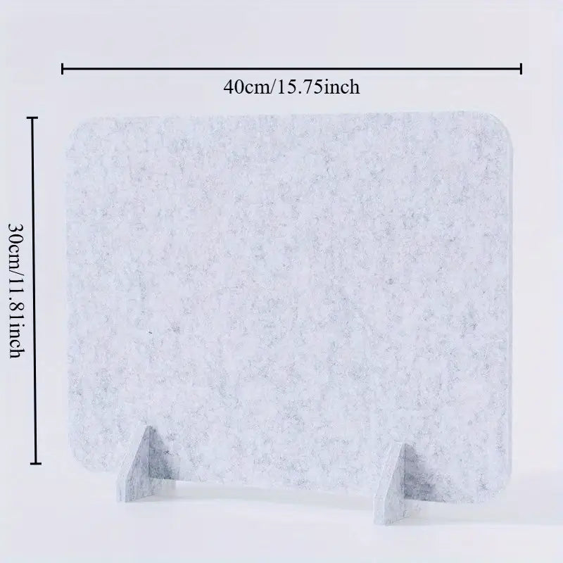 Panneau de séparation acoustique noir – Cloison de bureau sur pied pour isolation phonique et confidentialité