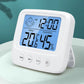 Thermomètre Hygromètre Numérique avec Horloge – Écran LCD Rétroéclairé | Mesure Précise Température & Humidité Intérieure