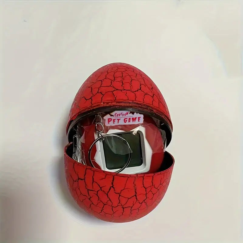 Œuf Surprise Tamagotchi – Animal de Compagnie Virtuel Électronique avec Porte-Clé Intégré