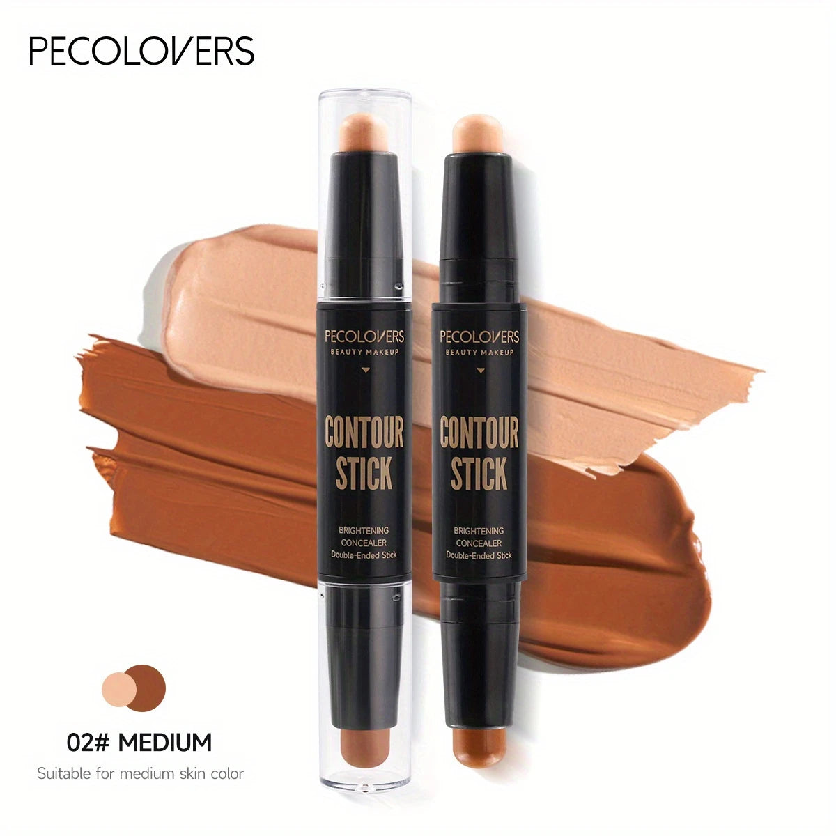 Stick Contour Double Embout – Illuminateur & Correcteur Sculptant Longue Tenue