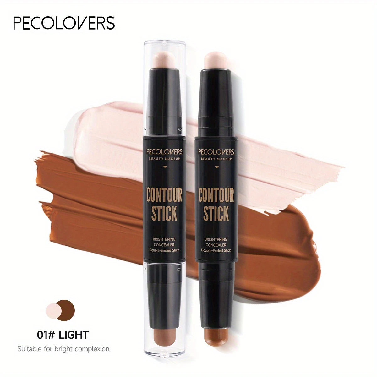 Stick Contour Double Embout – Illuminateur & Correcteur Sculptant Longue Tenue