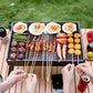 Barbecue portable pliable au charbon – Grill de camping idéal pique-nique et cuisine en plein air