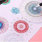 Kit Spirographe Géométrique Transparent – Outil de Dessin Créatif pour Mandalas, Motifs et Spirales Artistiques