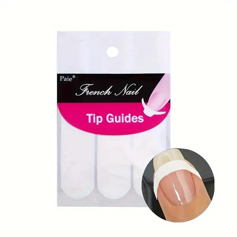 Guides Autocollants pour French Manucure – Stickers Courbes pour Ongles Parfaits, Lot de 100 Feuilles